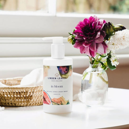 Amber Fig Hand & Body Wash 300ml-Linden Leaves-Matakana Pharmacy